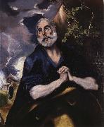 El Greco The Tears of St Peter oil on canvas